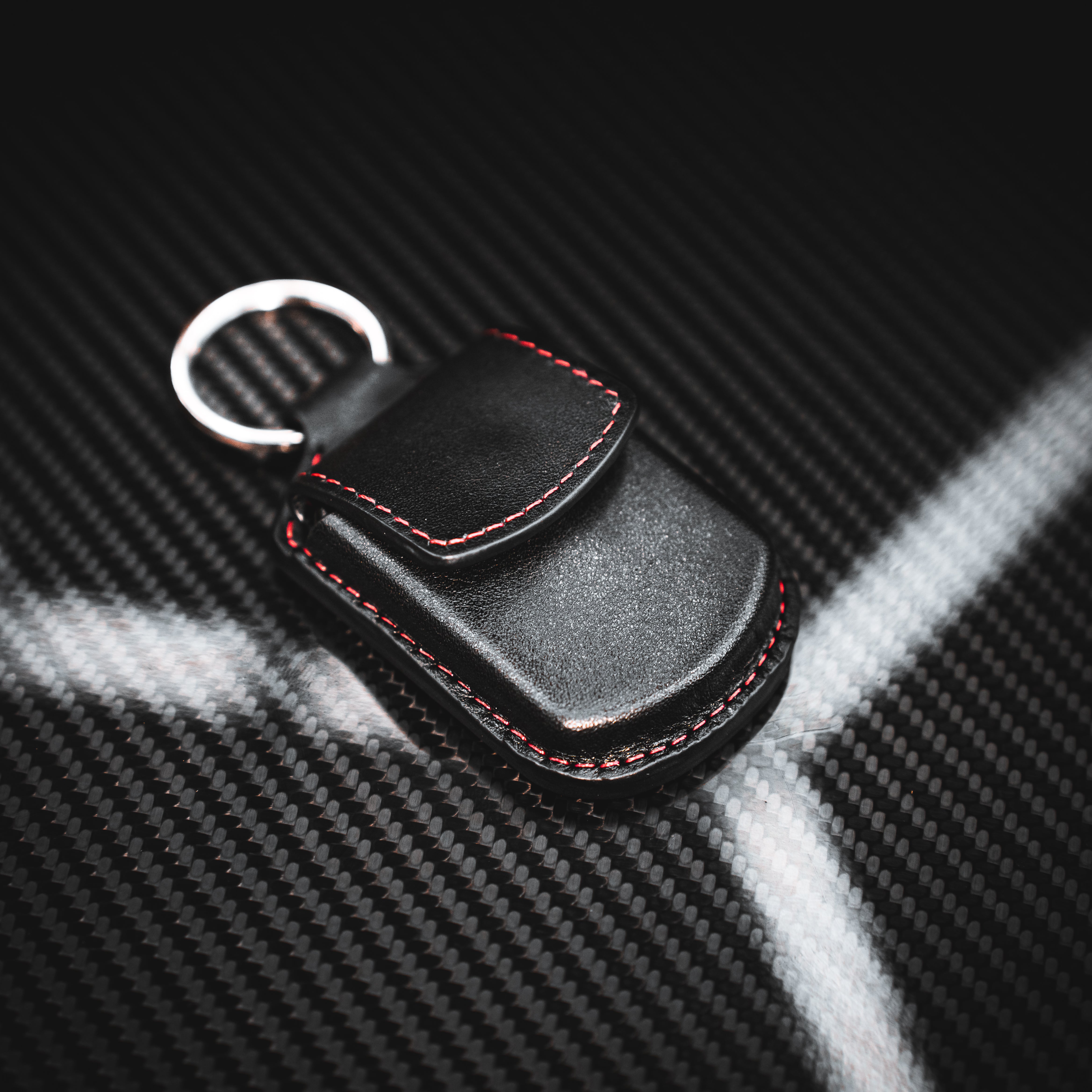 Leather Car Tracker Fob Holder Hold My Tracker